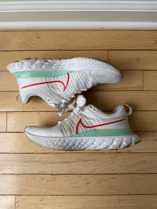 Nike Shoes - Nike React Infinity Run Flyknit Women’s Size 7 – White/Red/Mint